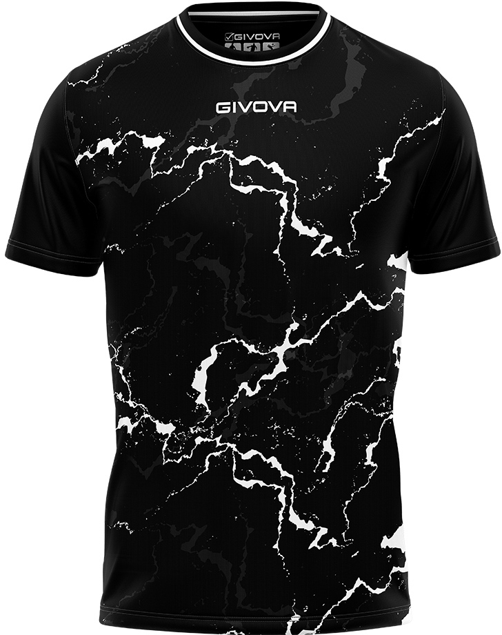 Sportovní triko GIVOVA Grafite Black-White|XL