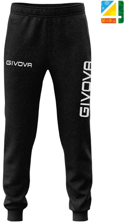 Tepláky GIVOVA Pants Big Logo black|2XL