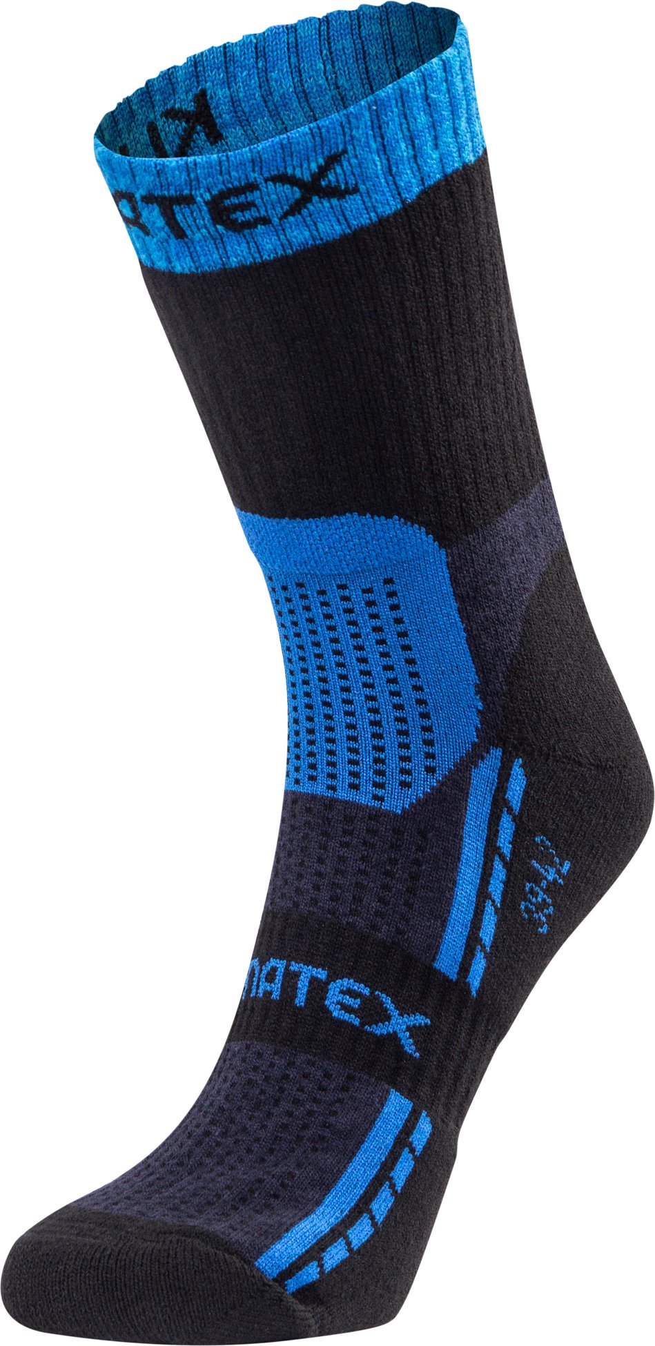 Trekingové ponožky KLIMATEX Fink1 černá-modrá|39-42