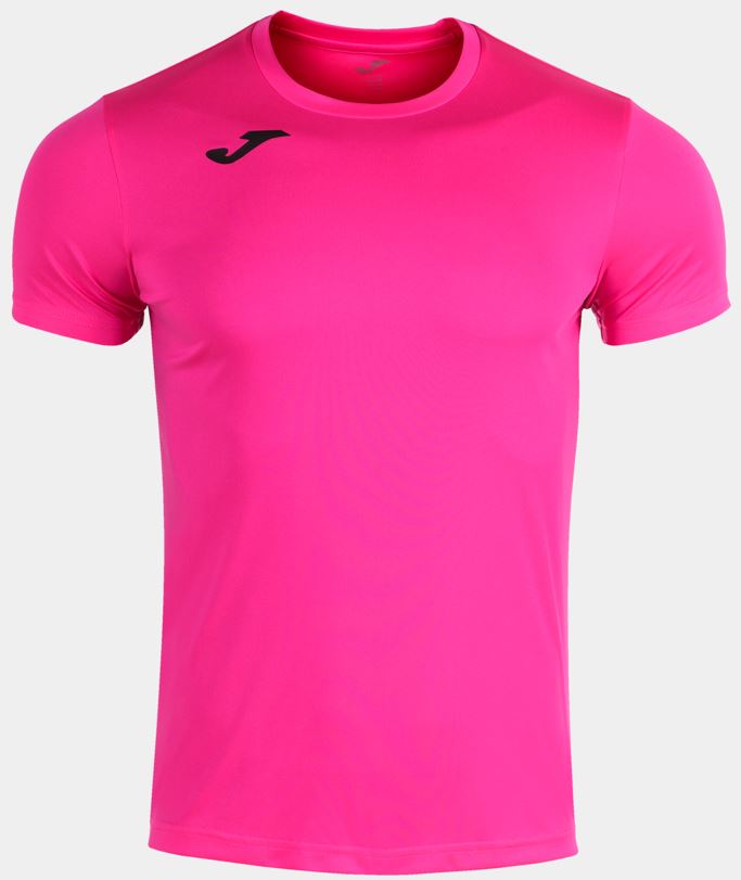 Sportovní triko Joma Record II Short Sleeve Fluor Pink|2XL