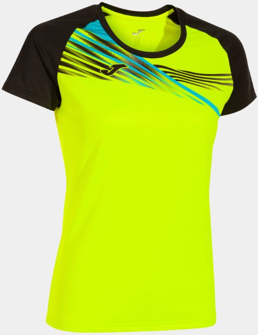 Dámské sportovní triko JOMA Elite X Fluor Yellow-Black|M