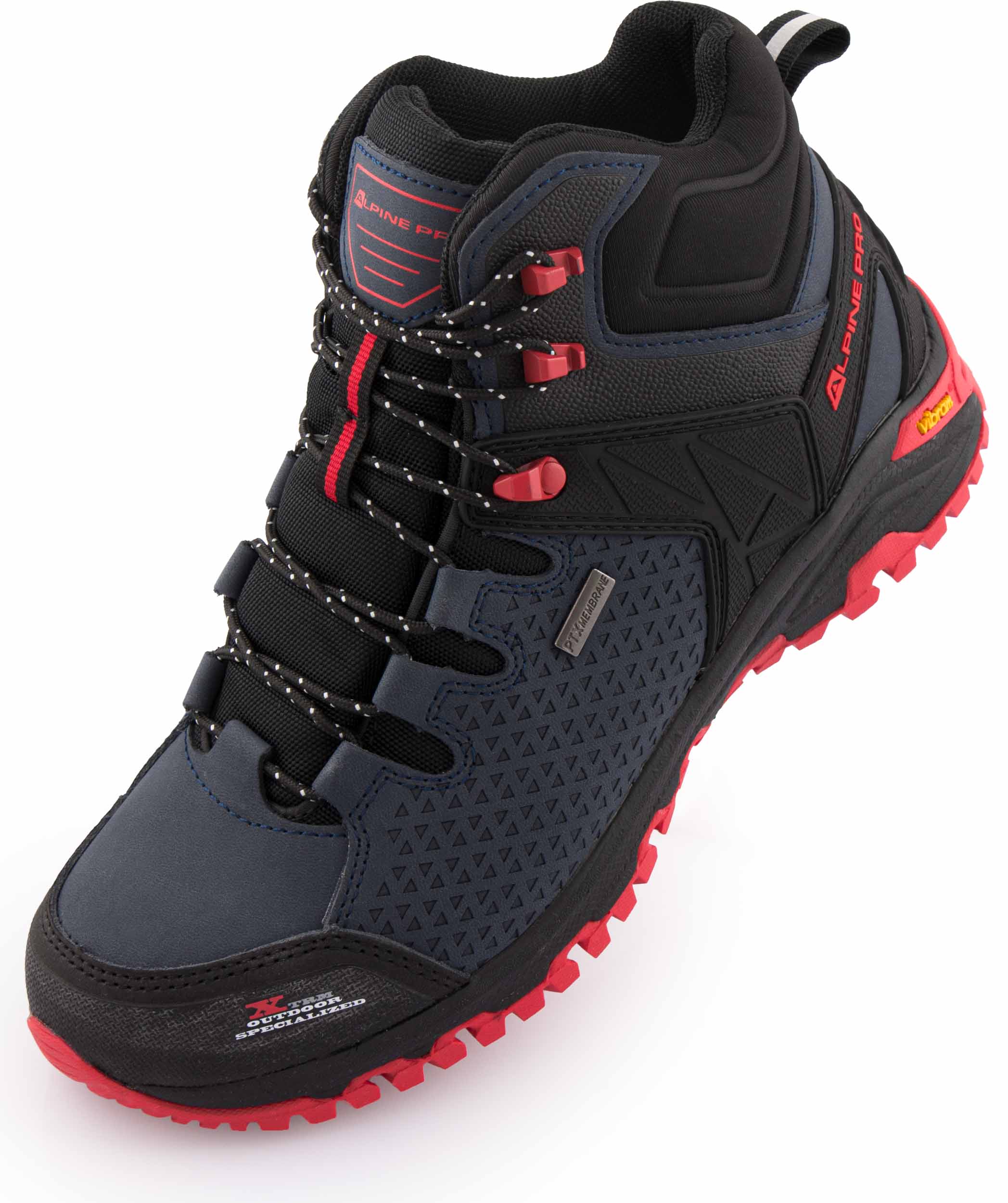 Outdoorová unisex obuv Alpine Pro Lohane Mid|44